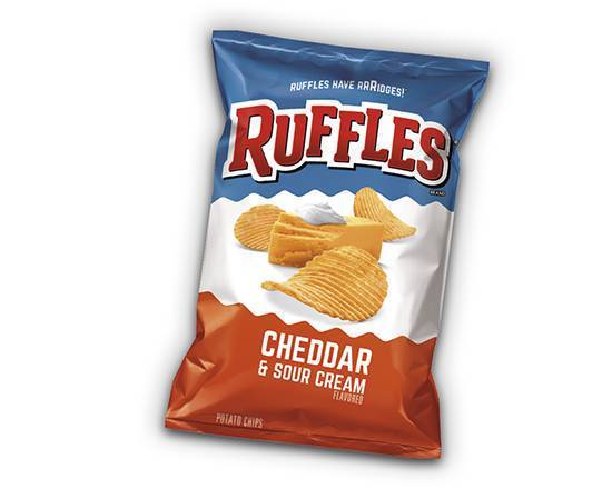 Order Ruffles Cheddar and Sour Cream XXL (8.5 oz) food online from ampm store, Antelope on bringmethat.com
