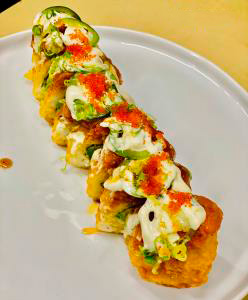 Order Hot Mess Roll food online from Kakuna Sushi store, Fremont on bringmethat.com
