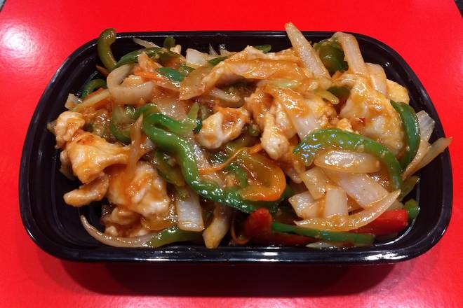 Order Hot and Spicy Chicken with Chili Sauce干烧鸡 food online from Great Wall store, Mount Pleasant on bringmethat.com