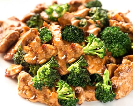 Order Broccoli Chicken food online from Happy Inn Chinese Cuisine store, Rosemont on bringmethat.com