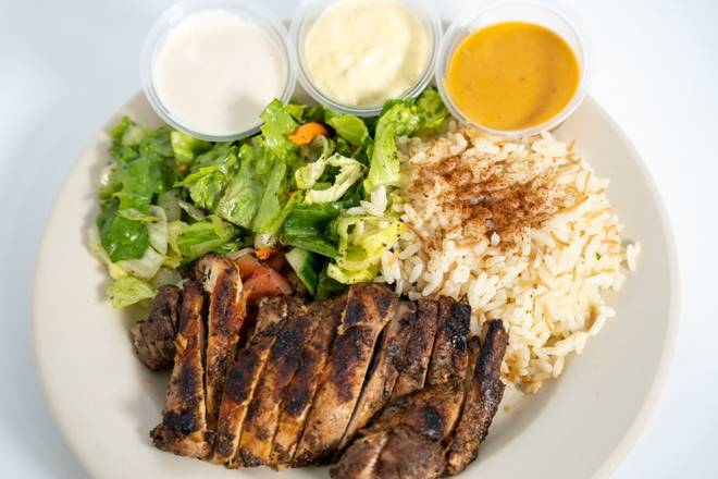 Order Chicken Shawarma Entrée food online from Sittoo Pita & Salad store, North Olmsted on bringmethat.com