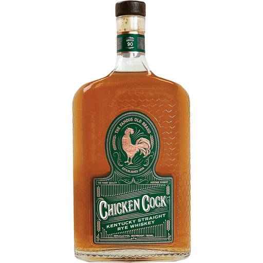 Order Chicken Cock Kentucky Straight Rye Whiskey 90 proof (750 ML) 138526 food online from Bevmo! store, Escondido on bringmethat.com