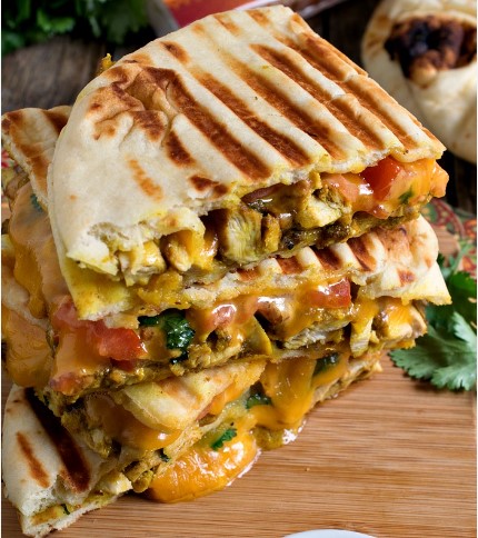 Order Grilled Chicken Pesto Panini food online from Caffe Bene store, Jackson Heights on bringmethat.com