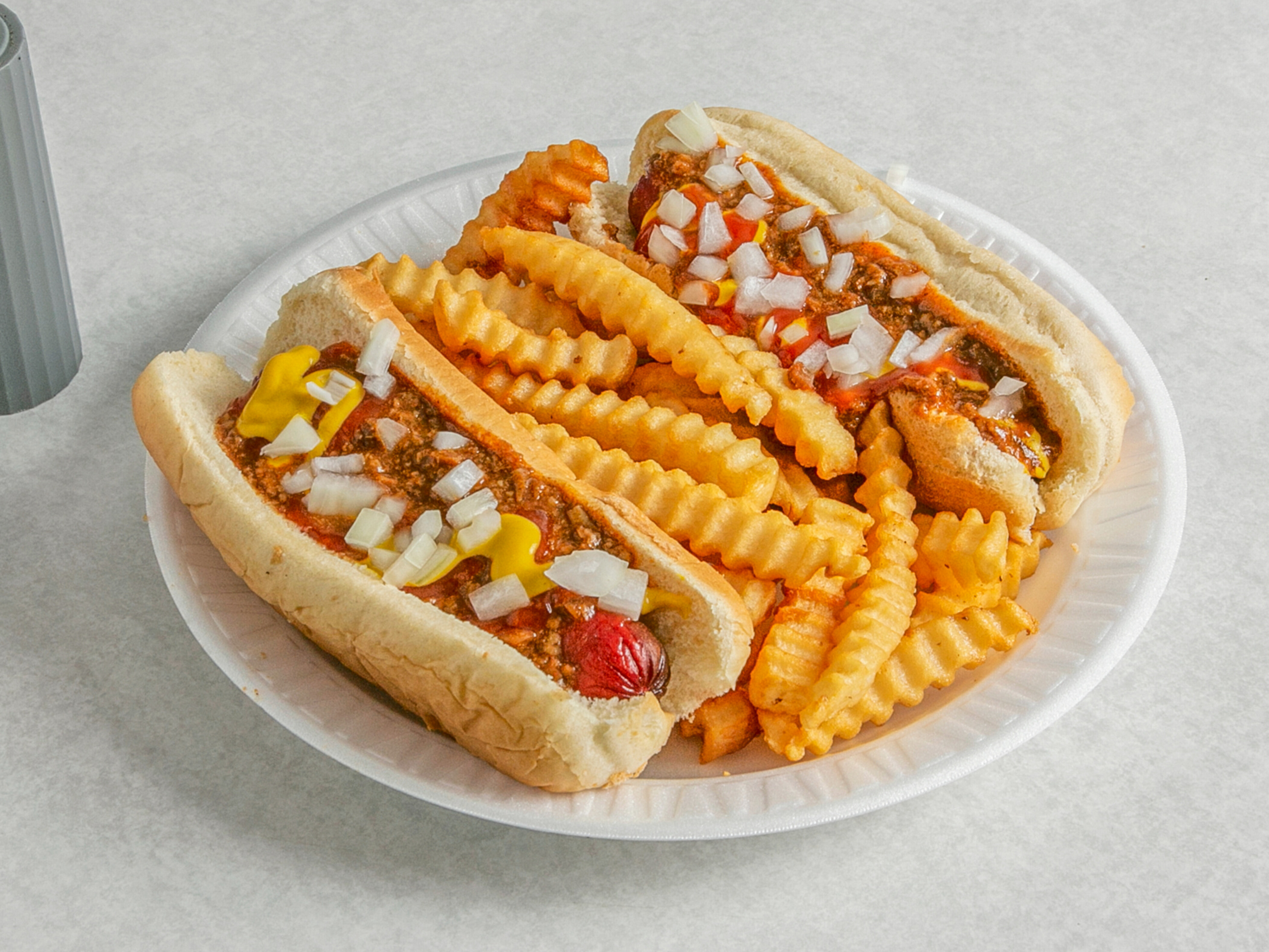 Order HOTDOG WITH FRIES AND REGULAR DRINK food online from Edwards Pharmacy store, Ayden on bringmethat.com