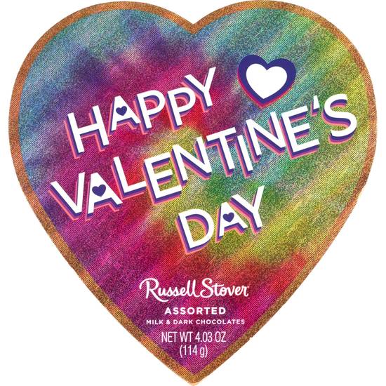 Order Russell Stover Valentine's Day Tween Heart Assorted Milk Chocolate & Dark Chocolate Gift Box, 4.03 oz food online from CVS store, WALKERTOWN on bringmethat.com