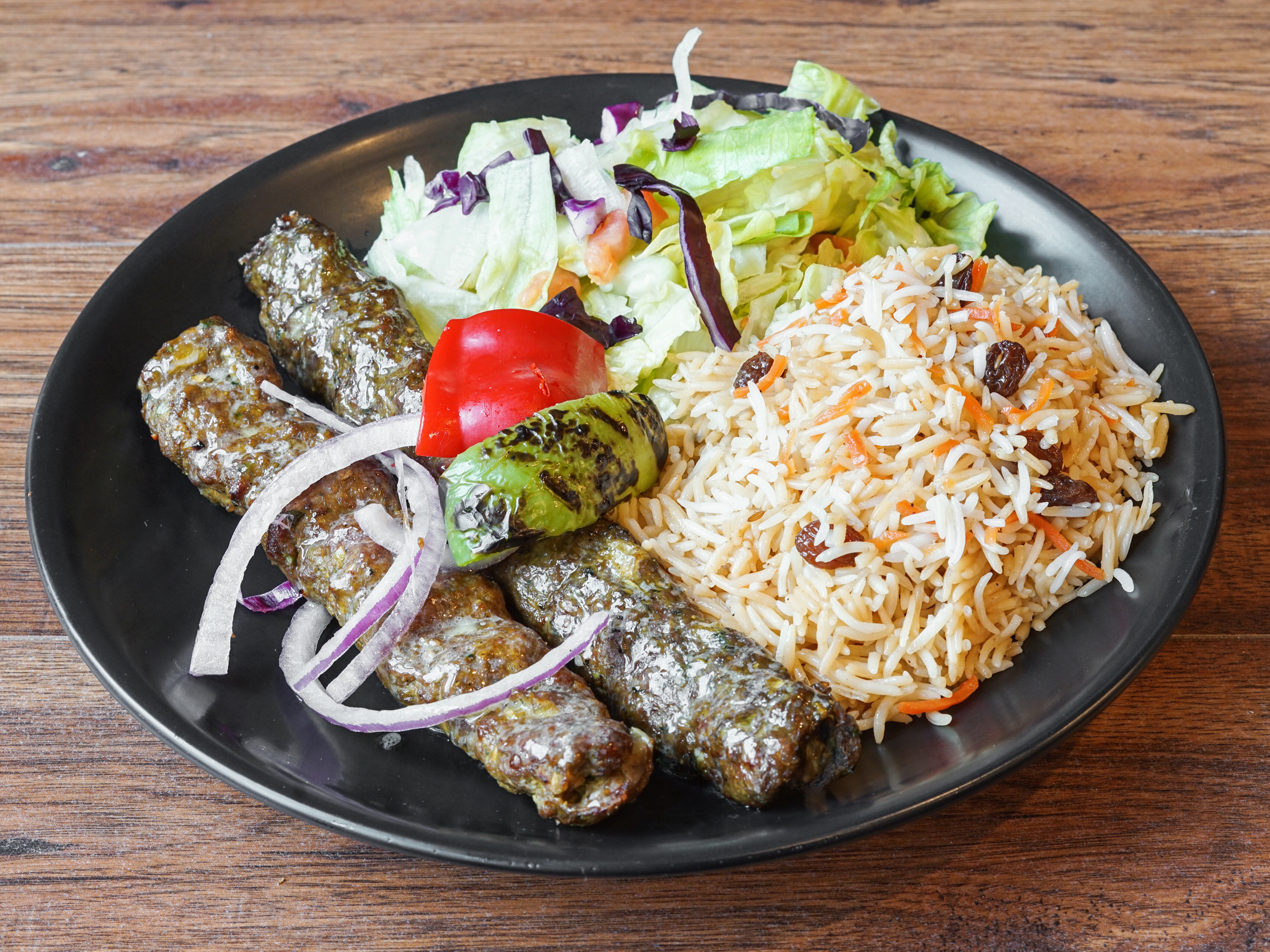 Order Kofta Kabob food online from The Kabul Fresh Grill store, Baltimore on bringmethat.com
