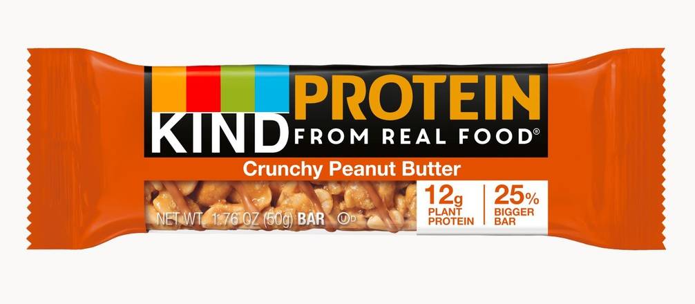 Order Kind Crunchy Peanut Butter Protein Bar, 1.76 OZ food online from Cvs store, PEARL on bringmethat.com
