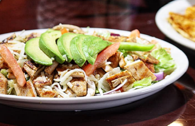 Order Grilled Chicken Avocado Salad food online from El Meson store, Shelbyville on bringmethat.com