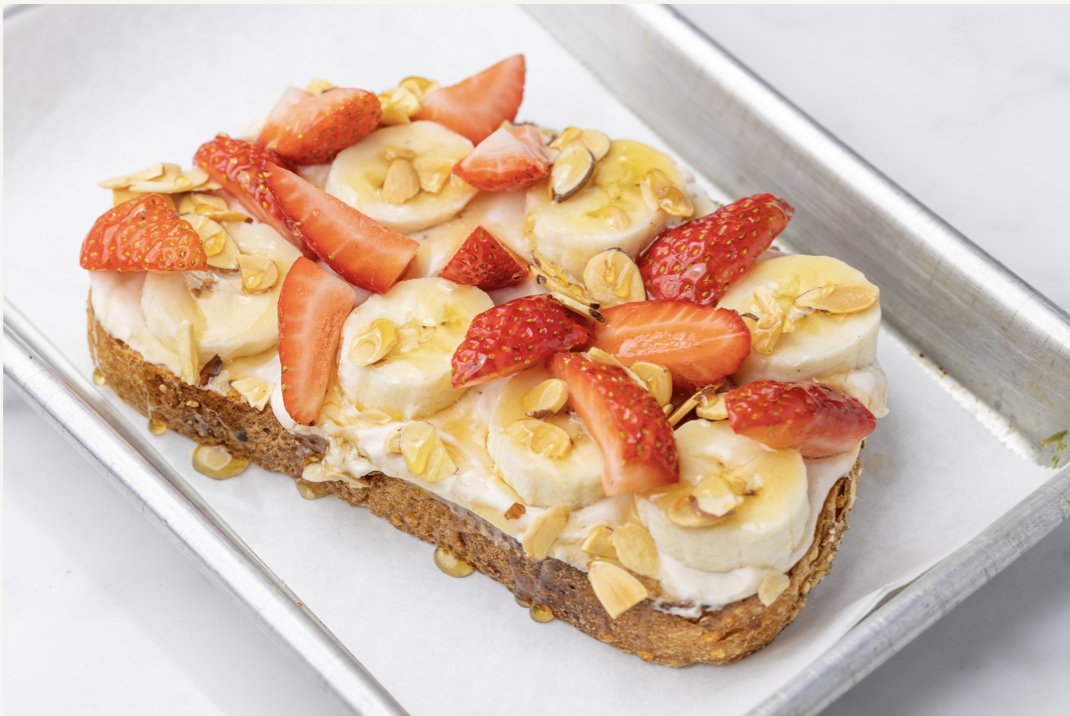 Order Strawberry & Banana food online from Hilltop Coffee + Kitchen store, Los Angeles on bringmethat.com
