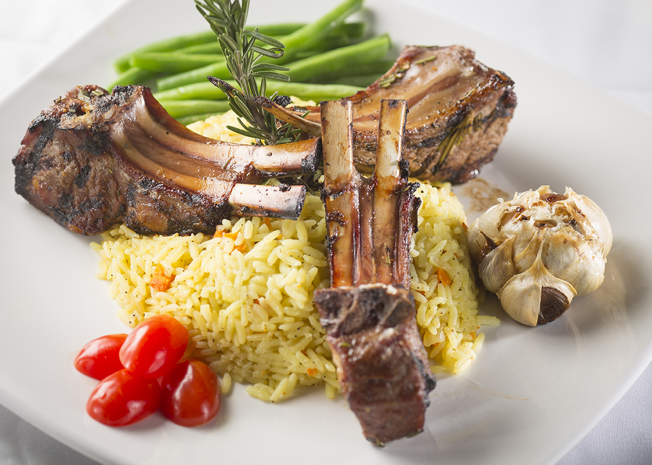 Order Double Lamb Chops food online from Pavilion Restaurant store, Northbrook on bringmethat.com