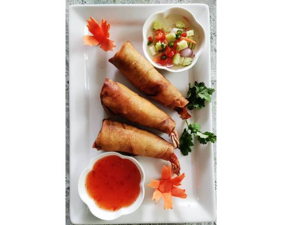Order Beef Shrimp Rolls (Jumbo) food online from Bangkok Thai Express Restaurant store, San Rafael on bringmethat.com