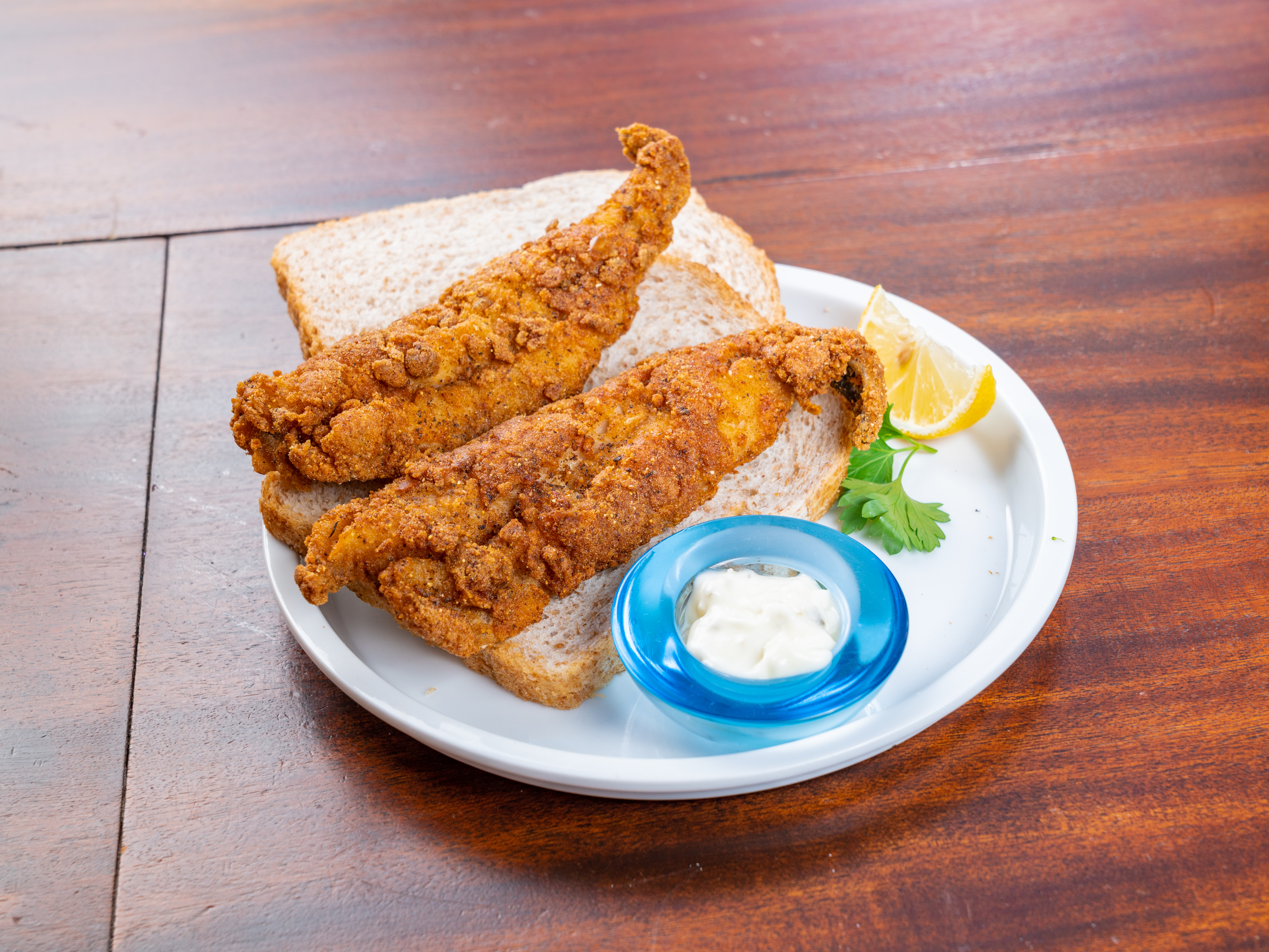 Order Organic Whiting Fish Sandwich food online from Lou Lou's Wings & Moore store, Lynbrook on bringmethat.com