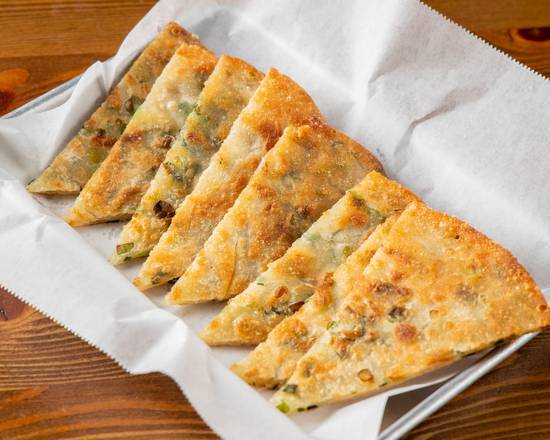 Order P2. Scallion Pancake food online from Northern Cafe store, Los Angeles on bringmethat.com