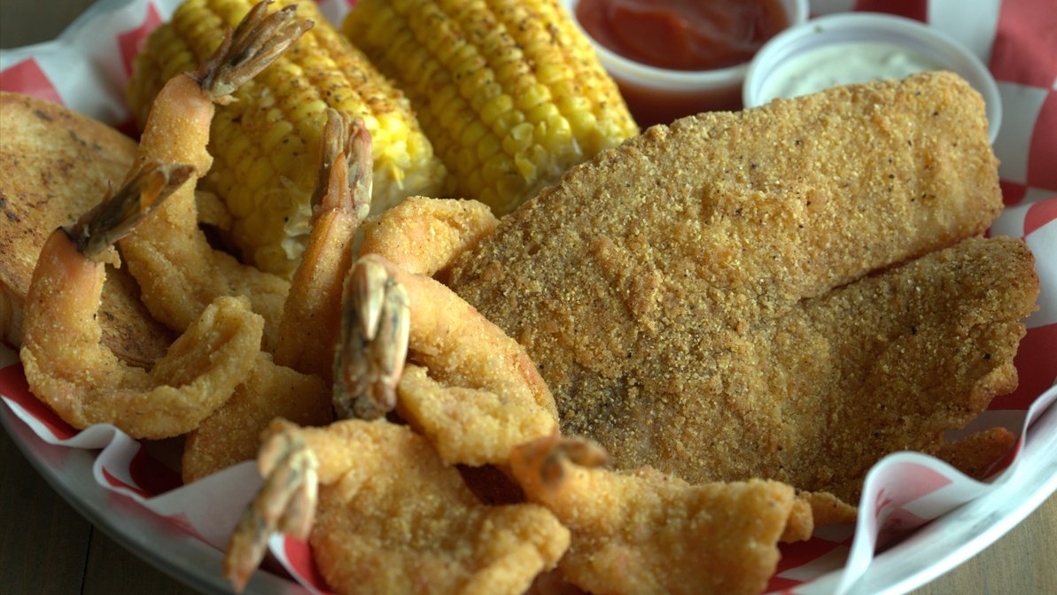 Order 1 Fish* & 9 Shrimp food online from 7 Spice Cajun Seafood store, Houston on bringmethat.com