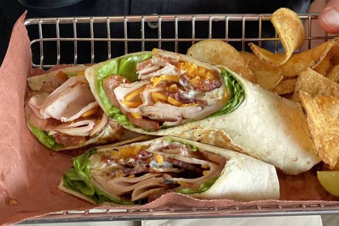 Order Smoked Turkey Bacon Wrap food online from The Meat Board store, Fort Worth on bringmethat.com