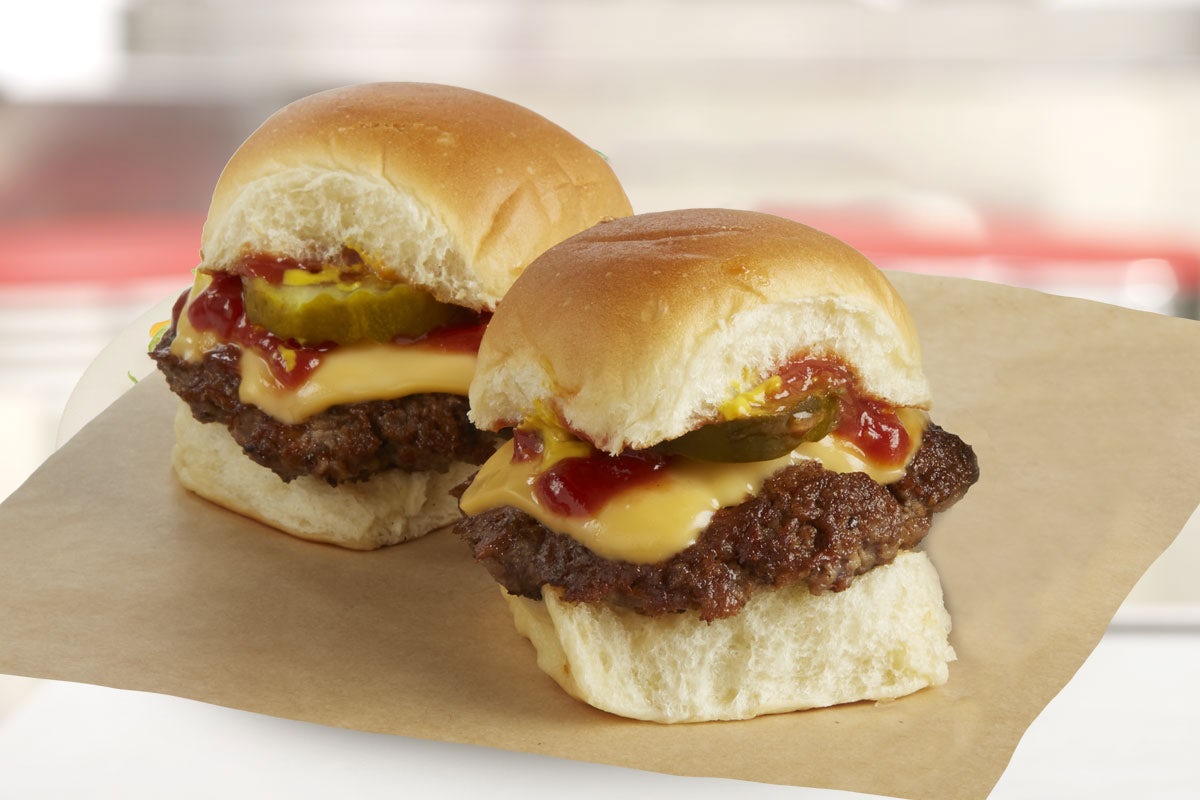 Order Kids Mini Burgers food online from Johnny Rockets store, Brownsville on bringmethat.com
