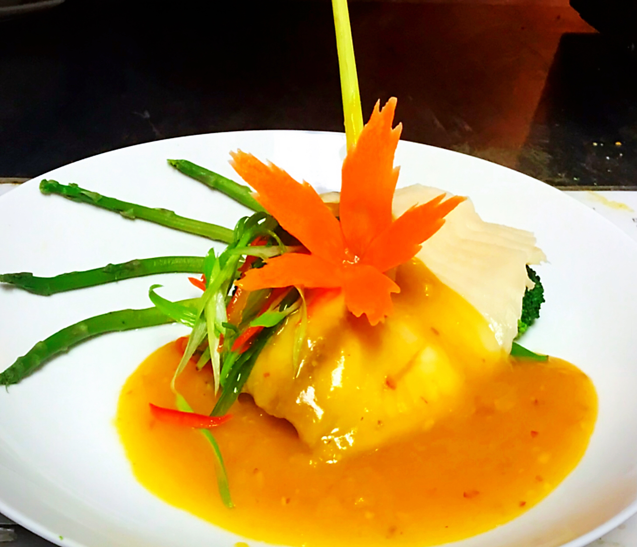 Order Fish and Mango Sauce food online from Mango Thai Cuisine in Plano store, Plano on bringmethat.com