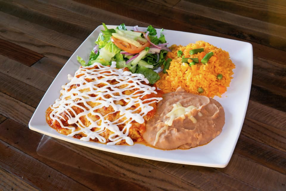 Order Red Enchiladas food online from Ixcateco Grill store, Chicago on bringmethat.com