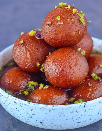 Order Gulab Jamun (3pcs) food online from 5th Element store, Jacksonville on bringmethat.com