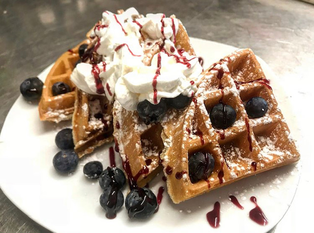 Order One Fruit Waffle food online from Englewood Diner store, Englewood on bringmethat.com