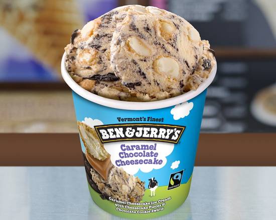 Order Caramel Chocolate Cheesecake Truffles food online from Ben & Jerry's store, Highland Village on bringmethat.com