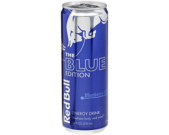Order Red Bull Blue Edition 12oz food online from Extra Mile 2038 store, Dana Point on bringmethat.com