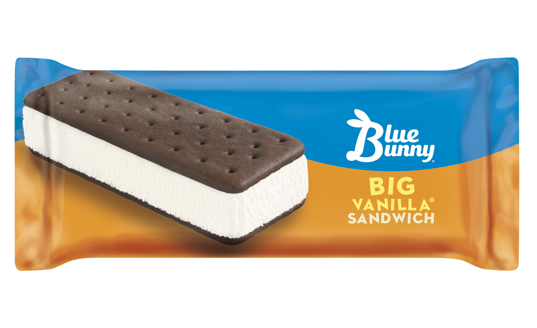 Order Blue Bunny Big Vanilla® Sandwich food online from Chuck E. Cheese store, Paducah on bringmethat.com