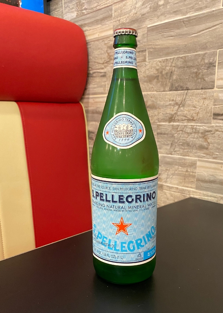 Order Large Pelegrino 33oz food online from Pita Grill and Creperie - Warren store, Warren on bringmethat.com