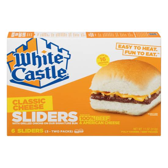 Order White Castle Classic Cheese Sliders, 6 CT food online from Cvs store, LITTLE ROCK on bringmethat.com
