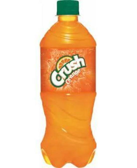 Order Crush Orange 20 Oz Bottle food online from IV Deli Mart store, Goleta on bringmethat.com