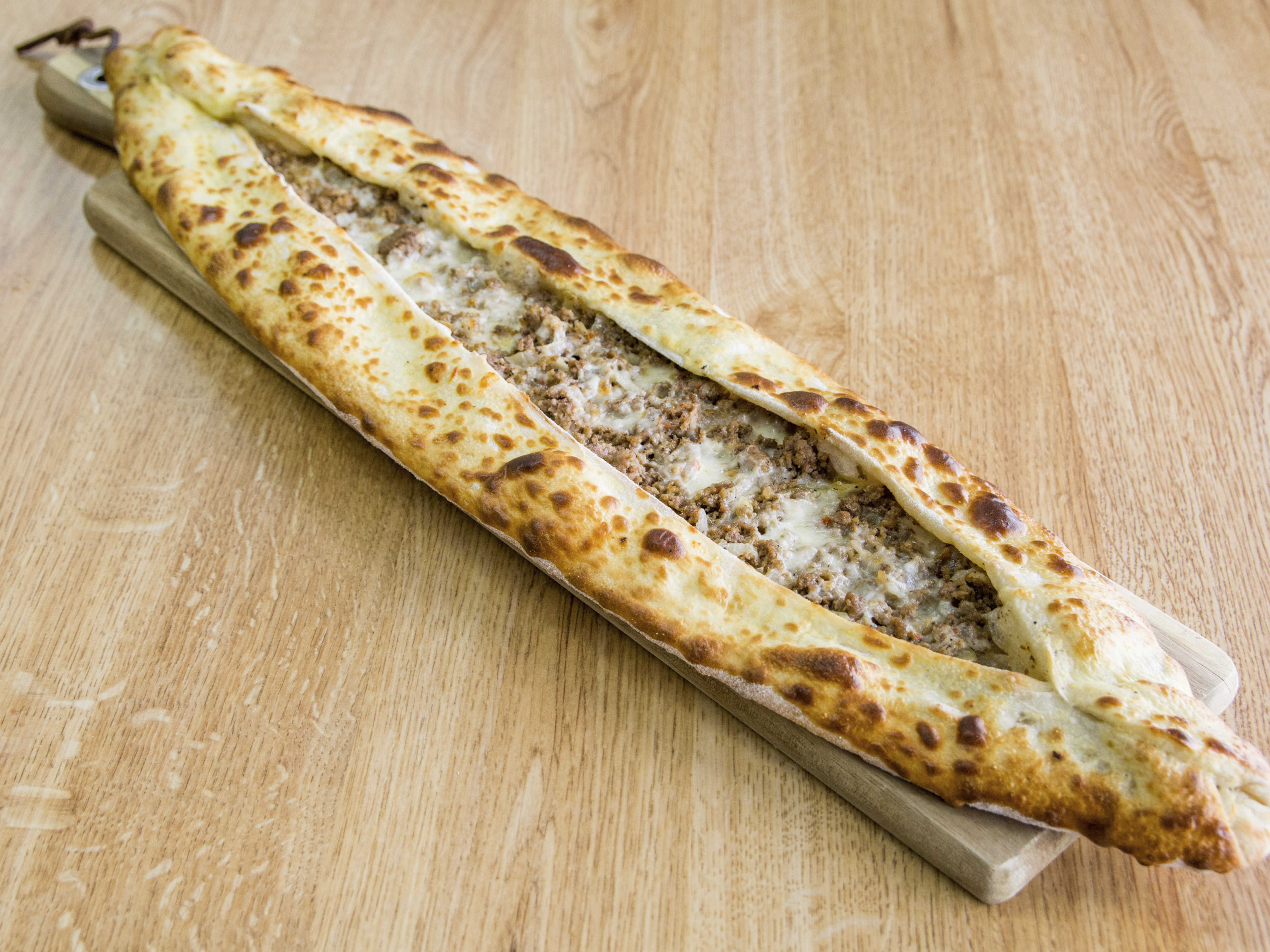 Order Mozzarella Cheese Pide food online from Cafe Pizzeria & Mediterranean store, New Castle on bringmethat.com