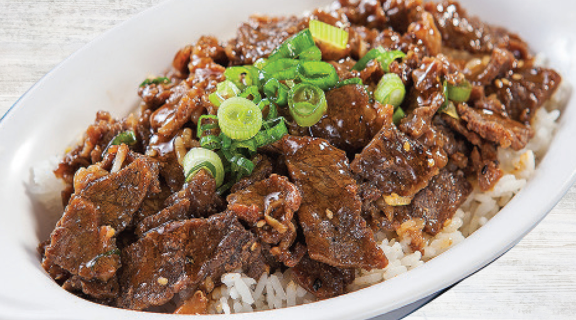 Order 2. Beef Bowl food online from Orange Grill store, Cypress on bringmethat.com