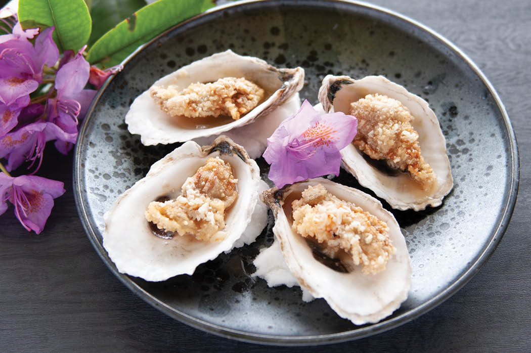 Order Garlic Oyster food online from Kumo Sushi Hibachi & Lounge store, Bay Shore on bringmethat.com