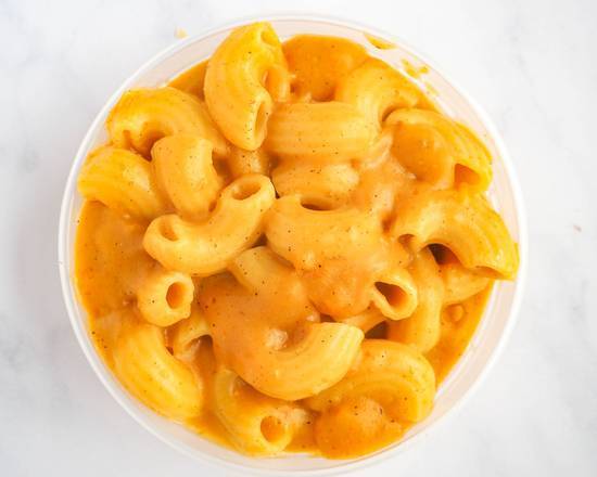 Order Side Macaroni and Cheese (8 oz) food online from Meta Burger store, Boulder on bringmethat.com