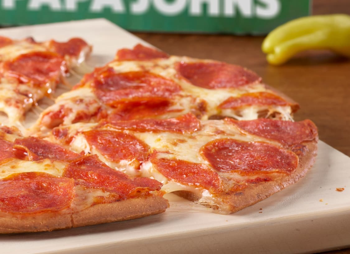 Order Pepperoni Pizza food online from Papa Johns store, Reading on bringmethat.com