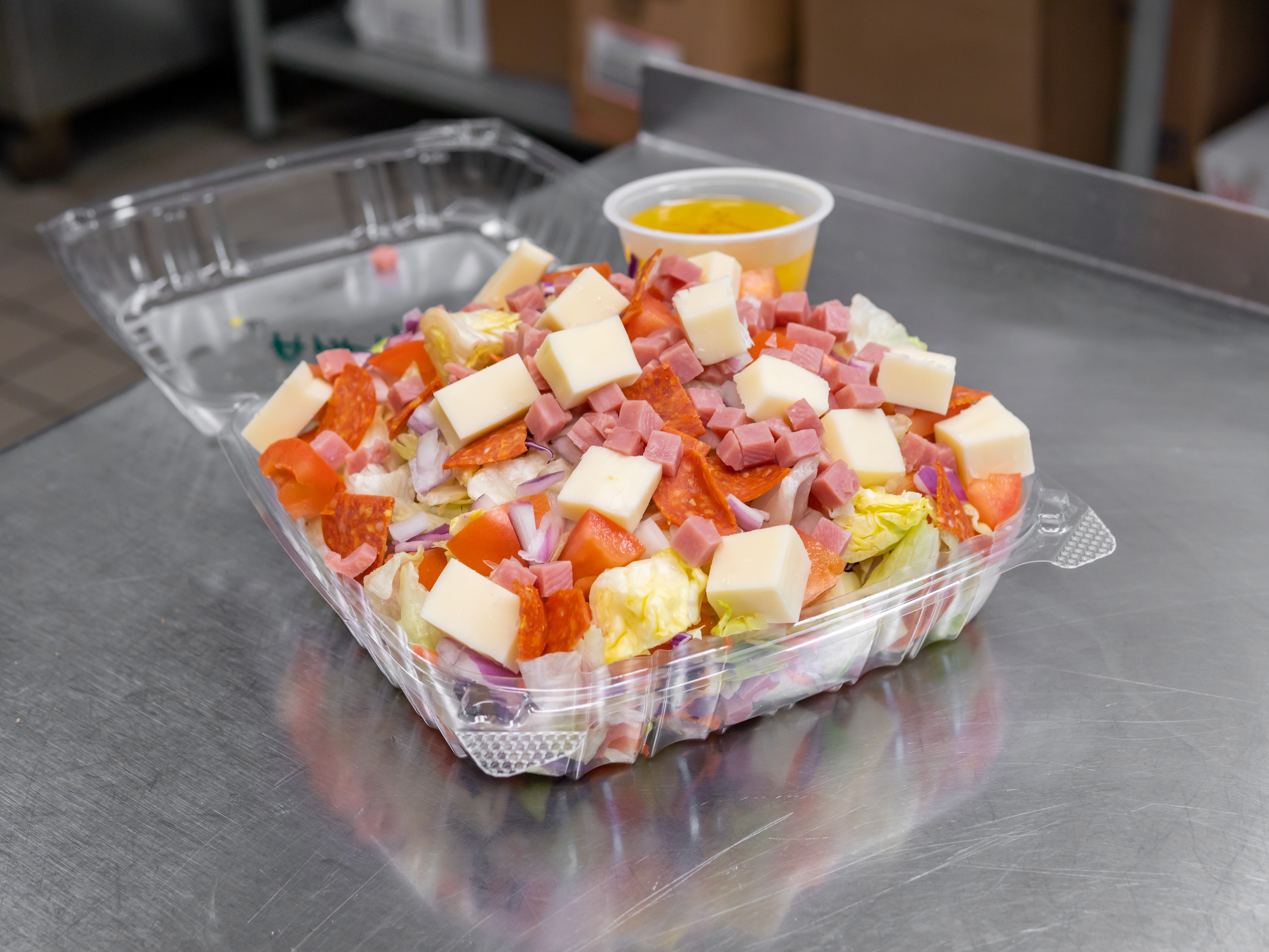 Order Antipasto Salad food online from Pizza Mia store, Frankfort on bringmethat.com