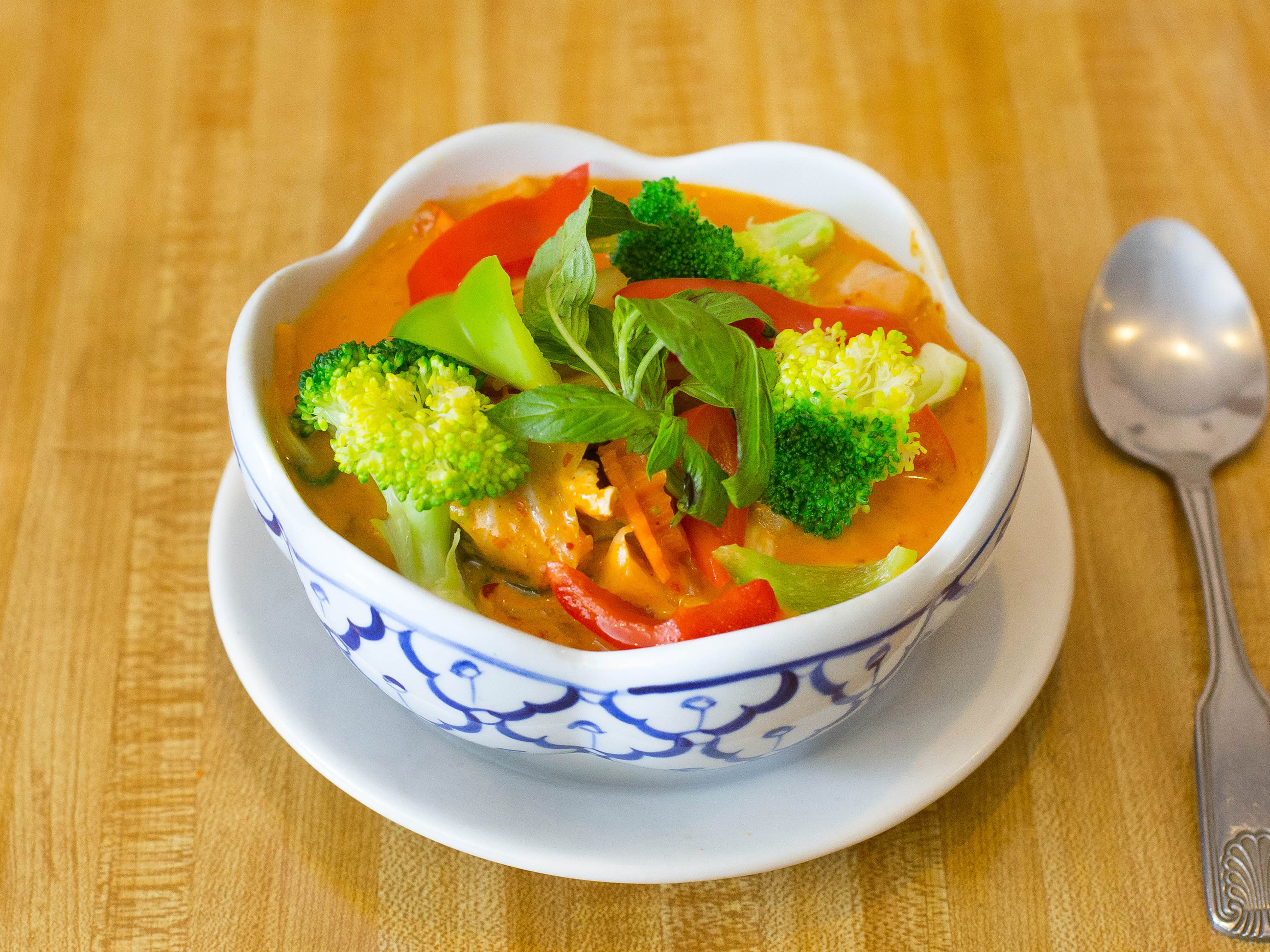 Order 48. Red Curry food online from Thai Kitchen store, Simi Valley on bringmethat.com