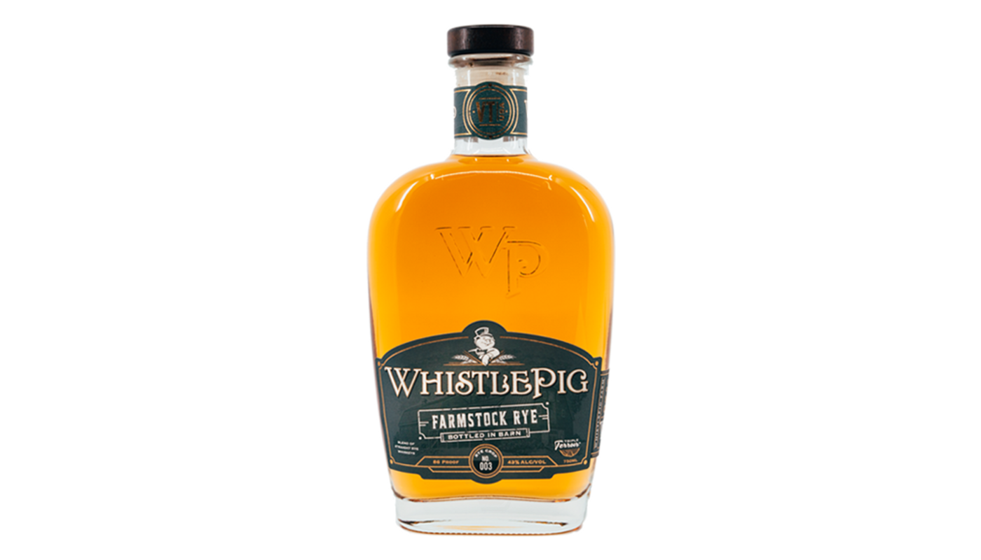 Order WhistlePig Farmstock Rye Crop 003 750mL food online from Orcutt Liquor & Deli store, Orcutt on bringmethat.com