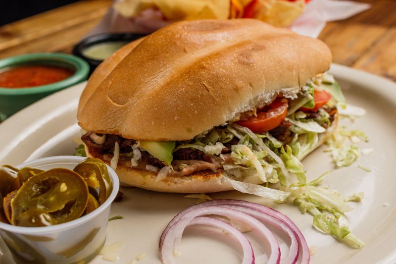 Order Mexican Torta (Large) food online from Cilantro Mexican Grill store, Houston on bringmethat.com