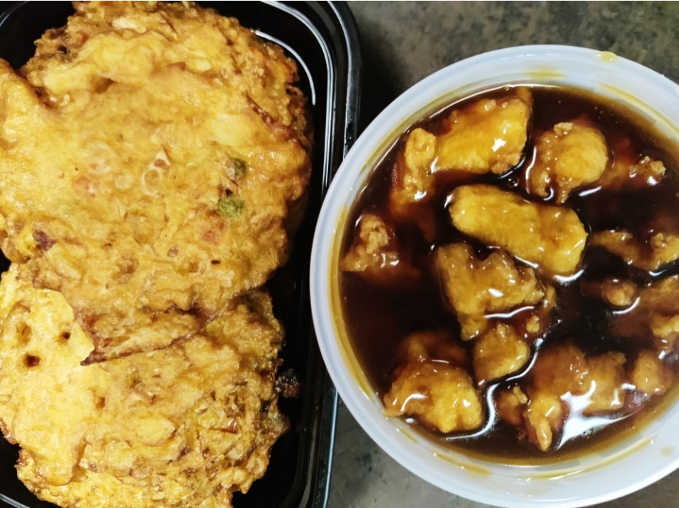 Order Chicken Egg Foo Young food online from Chang's Chinese Restaurant store, Tuscaloosa on bringmethat.com