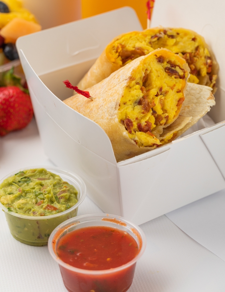 Order Breakfast Burrito food online from The Nosh of Beverly Hills store, Beverly Hills on bringmethat.com