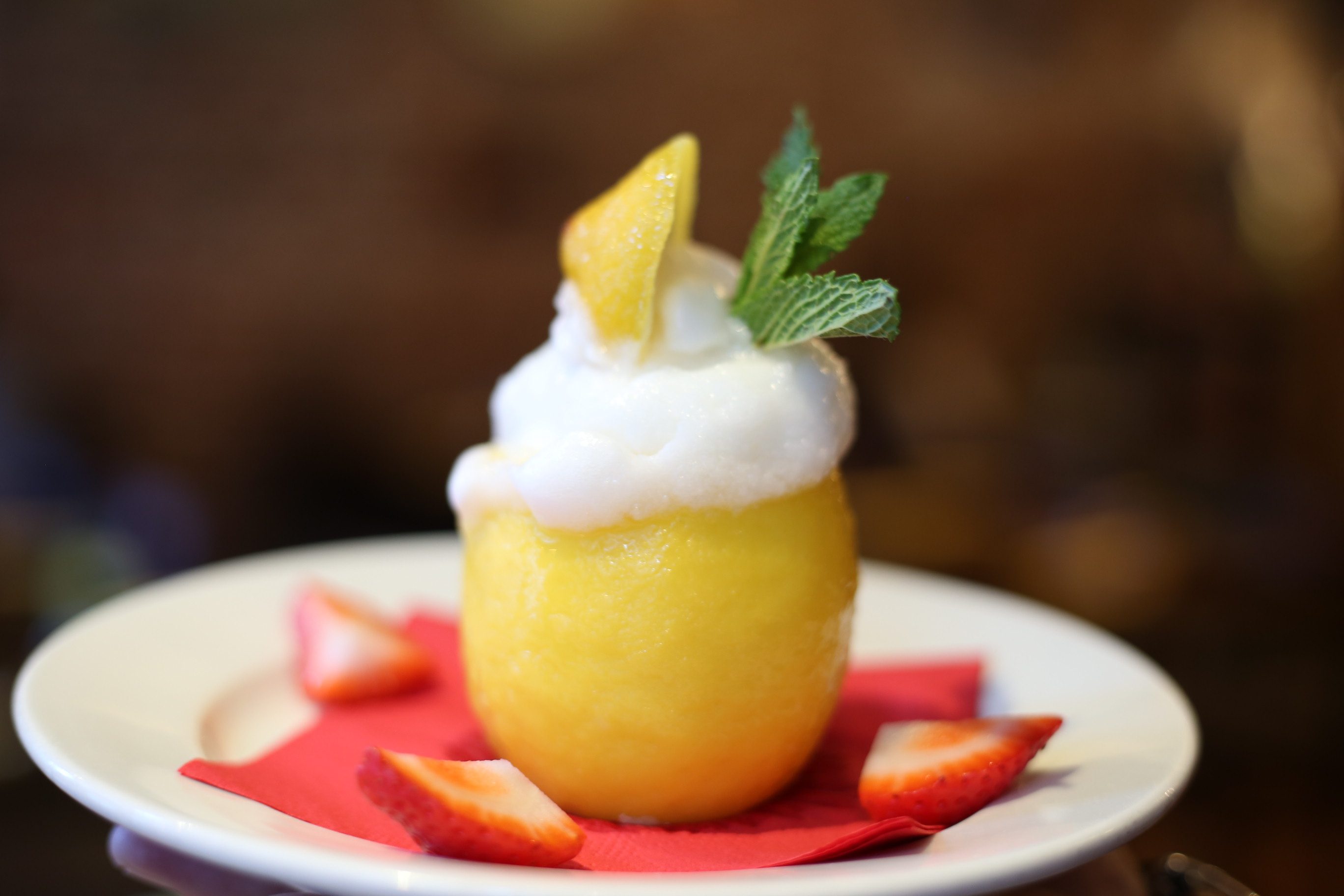 Order Lemon Sorbet food online from Il brigante restaurant store, New York on bringmethat.com