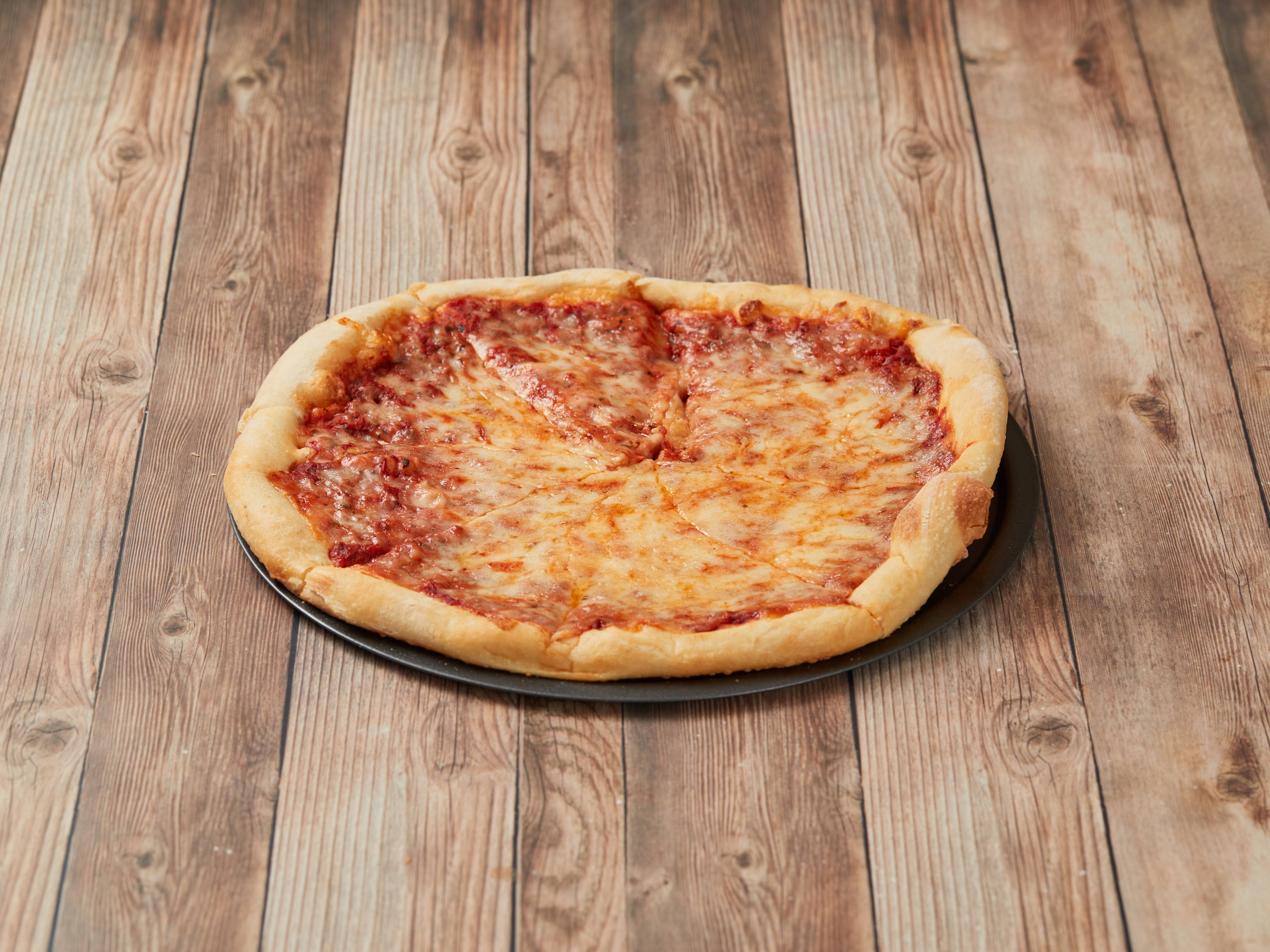 Order Neapolitan Thin Crust Slice Pizza food online from Anthonys Pizza & Pasta store, Aurora on bringmethat.com