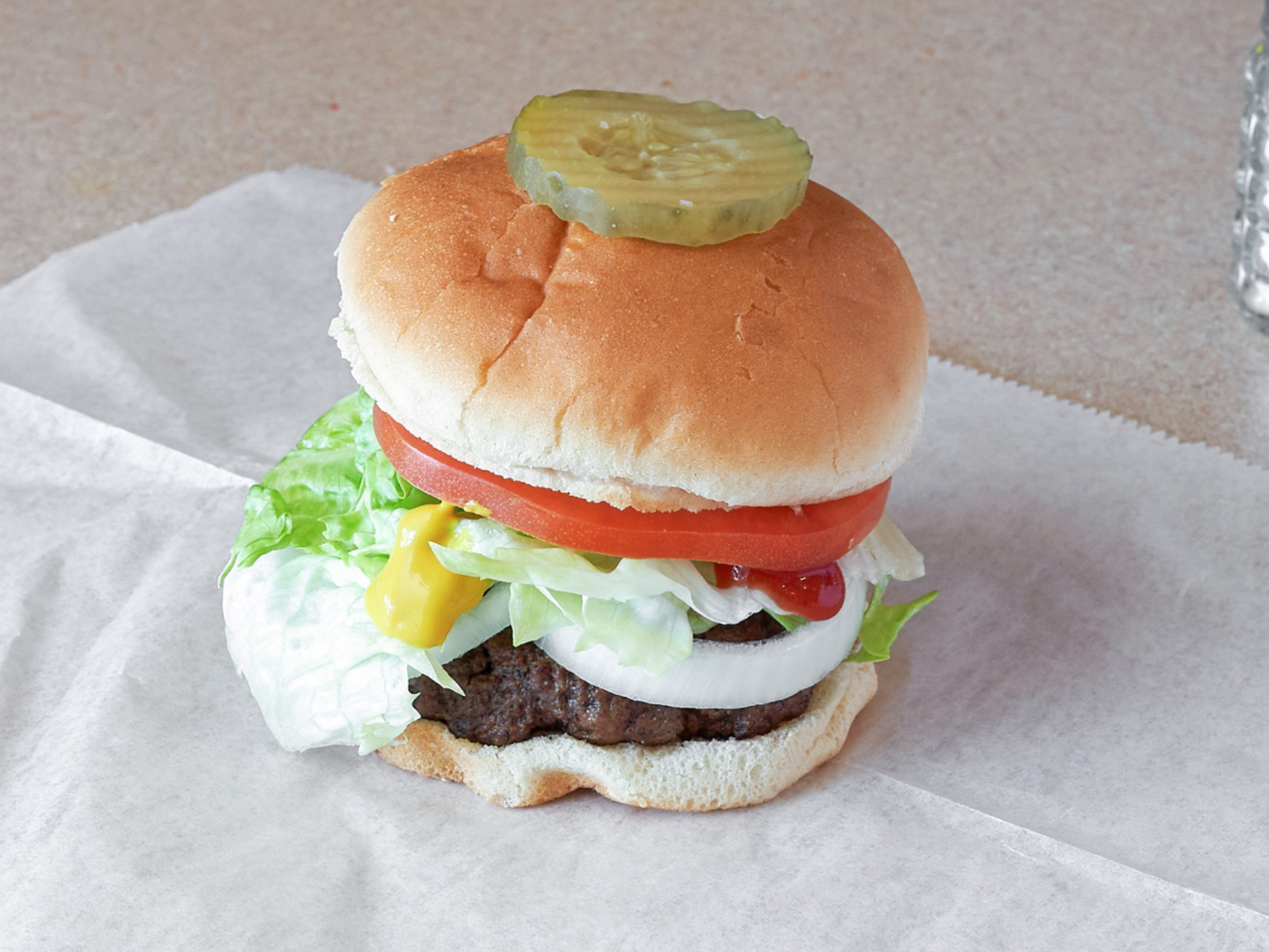 Order Hamburger food online from The Hotdog Shack store, Granite Quarry on bringmethat.com