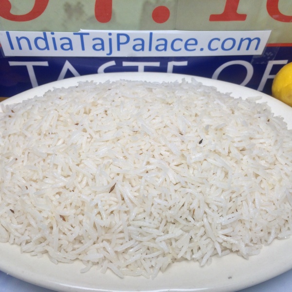 Order White Plain Basmati Rice (Large) food online from India Taj Palace store, San Antonio on bringmethat.com