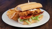 Order Southern Fried Chicken BLT Sandwich food online from Hickory Tavern store, Charlotte on bringmethat.com