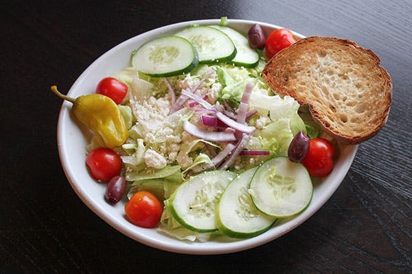 Order Greek Salad - Salad food online from Coal Fire Pizza store, Gambrills on bringmethat.com
