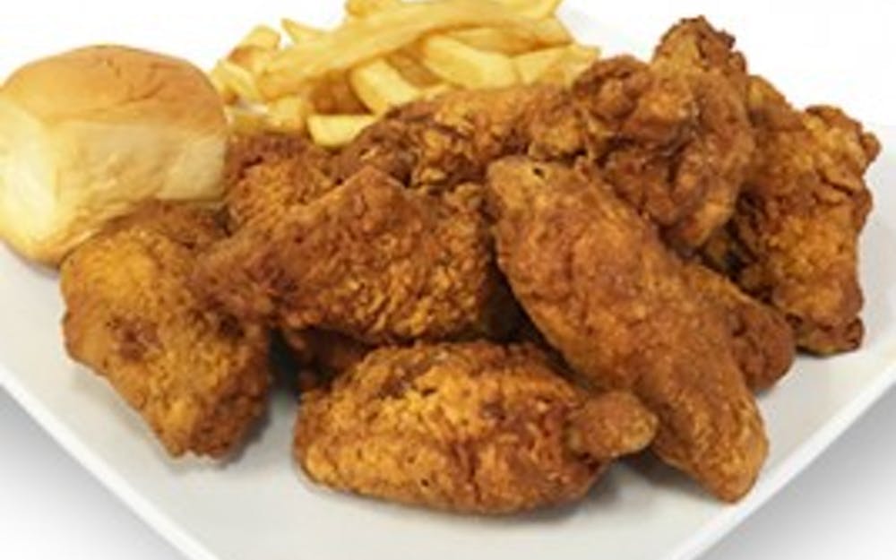Order Fried Chicken Wings Dinner - 10 Pieces food online from Pizza Man store, Los Angeles on bringmethat.com