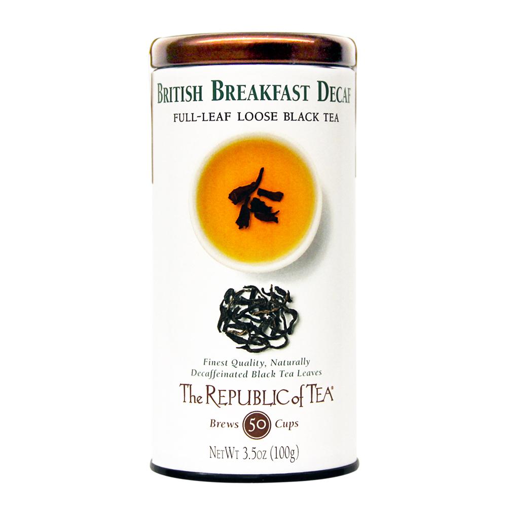 Order British Breakfast Decaf Tea food online from The Coffee Beanery store, Wyomissing on bringmethat.com