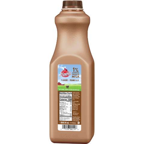 Order Maola 1% Chocolate Milk 1 Quart food online from 7-Eleven store, Charlotte on bringmethat.com